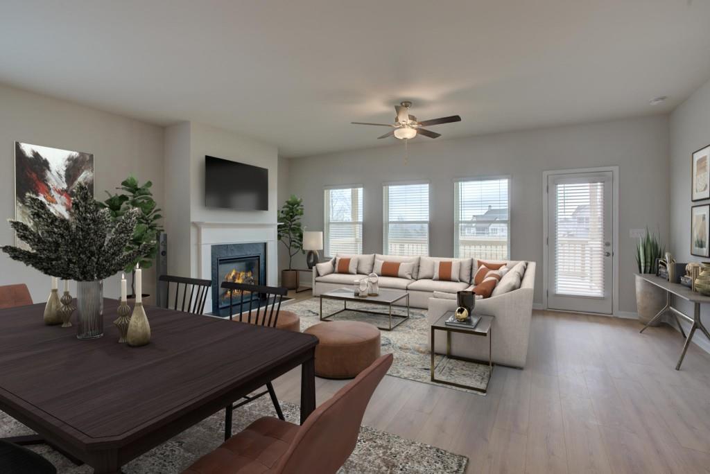 living room in Chimney Oaks