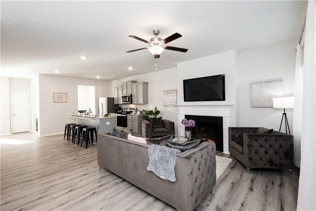 living area in Mallory Park by Direct Residential Communities 