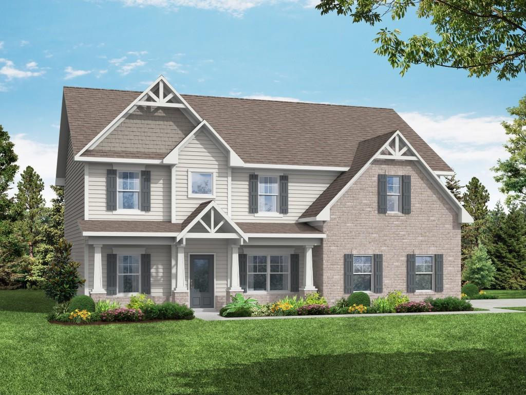 rendering of a new construction home in Pineview Estates - a community in Monroe, GA