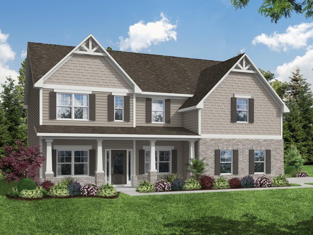 rendering of a new construction home in Joel's Landing - a community in Monroe, GA